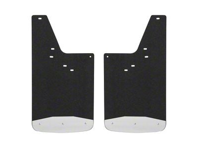 Textured Rubber Mud Guards; Front or Rear; 12-Inch x 23-Inch (15-19 Sierra 2500 HD)