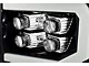 AlphaRex NOVA-Series LED Projector Headlights; Jet Black Housing; Clear Lens (07-14 Sierra 2500 HD)