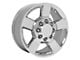 OE 5-Spoke Style Chrome 8-Lug Wheel; 20x8.5; 44mm Offset (20-24 Sierra 2500 HD)