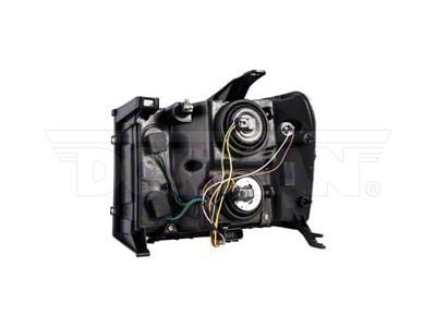 OE Style Headlight; Chrome Housing; Clear Lens; Passenger Side (07-09 Sierra 2500 HD)