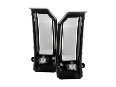 OEM Style LED Fog Lights with Switch; Clear (24-25 Sierra 2500 HD)