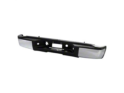 OEM Style Rear Bumper; Not Pre-Drilled for Backup Sensors; Chrome (07-10 Sierra 2500 HD)
