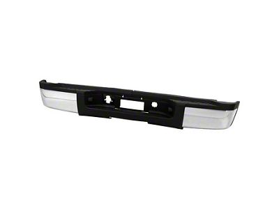 OEM Style Rear Bumper; Not Pre-Drilled for Backup Sensors; Chrome (07-10 Sierra 2500 HD)