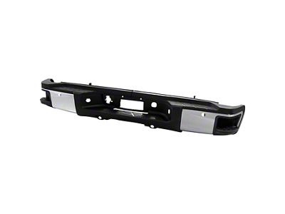 OEM Style Rear Bumper; Pre-Drilled for Backup Sensors; Chrome (11-13 Sierra 2500 HD)