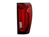 OEM Style LED Tail Light; Black Housing; Red/Clear Lens; Passenger Side (20-23 Sierra 2500 HD w/ Factory LED Tail Lights)