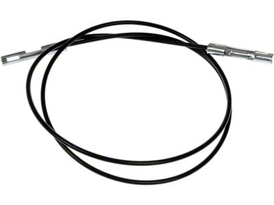 Parking Brake Cable; Intermediate (08-11 Sierra 2500 HD Extended Cab w/ 6.50-Foot Standard Box)