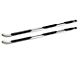 Platinum 4-Inch Wheel-to-Wheel Oval Side Step Bars; Stainless Steel (15-19 Sierra 2500 HD Double Cab w/ 6.50-Foot Standard Box)