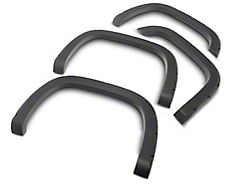 Pocket-Riveted Style Fender Flares; Textured Black (07-14 Sierra 2500 HD)