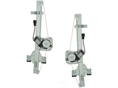 Power Window Regulators; Rear (07-13 Sierra 2500 HD Extended Cab)