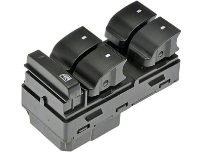 Power Window Switch; Front Driver Side (07-14 Sierra 2500 HD Extended Cab, Crew Cab)