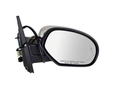 Powered Heated Memory Side Mirror with Chrome Cap; Passenger Side (09-14 Sierra 2500 HD)