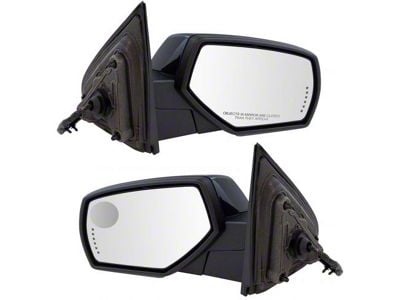Powered Heated Memory Side Mirrors with Puddle Lights; Paint to Match (15-19 Sierra 2500 HD)
