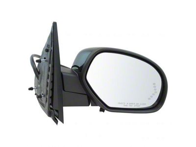Powered Heated Side Mirror; Passenger Side (07-14 Sierra 2500 HD)