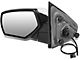 Powered Heated Towing Mirror; Driver Side; Chrome (15-19 Sierra 2500 HD)