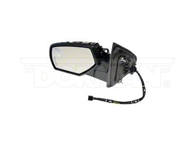 Powered Non-Heated Side Mirror with Turn Signal; Driver Side; Paint to Match (14-19 Sierra 2500 HD)