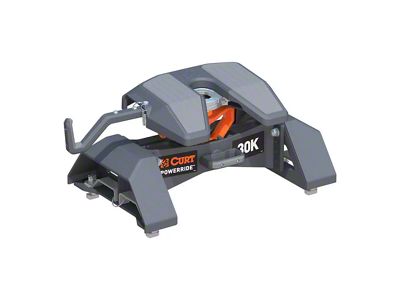 PowerRide 5th Wheel Trailer Hitch; 30,000 lb. GTW (20-25 Sierra 2500 HD w/ 8-Foot Long Box & 5th Wheel Prep Package)
