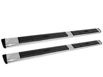 Premier 6 Oval Nerf Side Step Bars with Mounting Kit; Stainless Steel (07-14 Sierra 2500 HD Extended Cab)