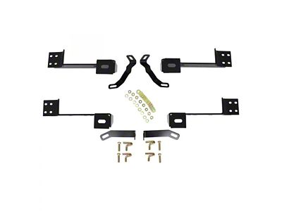 Premier Oval Side Step Bar Mounting Kit (07-14 Sierra 2500 HD Regular Cab, Extended Cab)