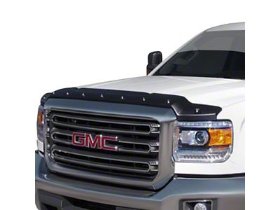 Premium Bolt-On Look Hood Deflector; Smooth (15-16 Sierra 2500 HD; 17-19 6.0L Sierra 2500 HD)