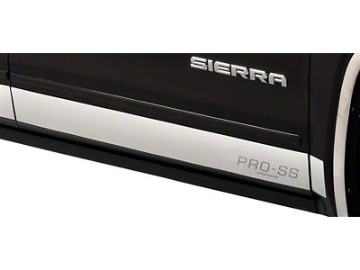 Putco PRO Stainless Steel Rocker Panels (07-13 Sierra 2500 HD Extended Cab w/ 6.50-Foot Standard Box)