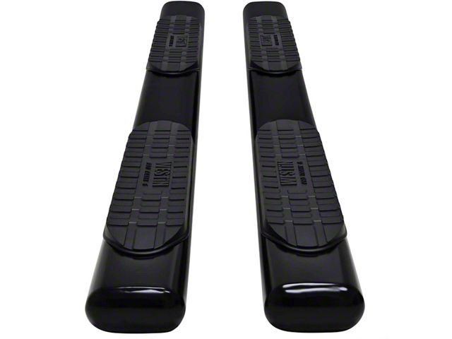 Pro Traxx 6-Inch Oval Side Step Bars; Black (20-24 Sierra 2500 HD Double Cab)