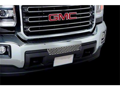 Putco Punch Design Lower Bumper Grille Insert; Polished (15-19 Sierra 2500 HD)