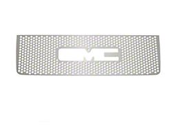Putco Punch Design Upper Overlay Grilles; Polished (11-14 Sierra 2500 HD)