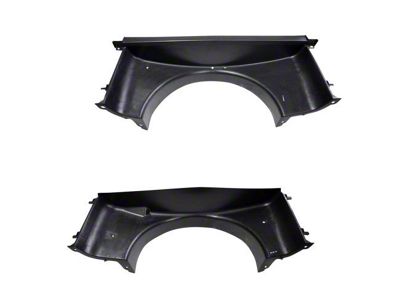 Radiator Fan Shroud; Upper and Lower (11-19 6.0L Sierra 2500 HD)