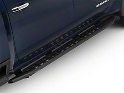 Go Rhino RB20 Slim Running Boards; Protective Bedliner Coating (20-26 Sierra 2500 HD Crew Cab)