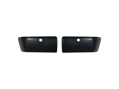 Rear Bumper Cover; Pre-Drilled for Backup Sensors; Paintable ABS (07-14 Sierra 2500 HD)