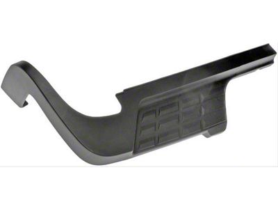 Rear Bumper Pad; Driver Side; Black (07-14 Sierra 2500 HD)