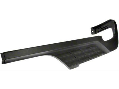 Rear Bumper Pad; Passenger Side; Black (07-14 Sierra 2500 HD)
