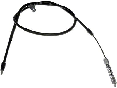 Rear Parking Brake Cable; Driver Side (07-11 Sierra 2500 HD Regular Cab w/ 8-Foot Long Box)