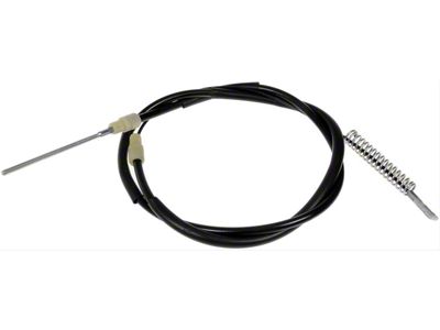 Rear Parking Brake Cable; Driver Side (12-18 Sierra 2500 HD w/ 8-Foot Long Box)