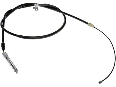 Rear Parking Brake Cable; Passenger Side (09-11 Sierra 2500 HD Extended Cab & Crew Cab w/ 8-Foot Long Box)