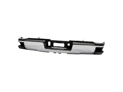 Rear Steel Bumper; Chrome (15-19 Sierra 2500 HD)