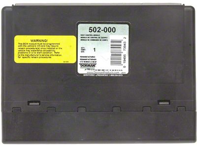 Remanufactured Body Control Module (07-11 Sierra 2500 HD)