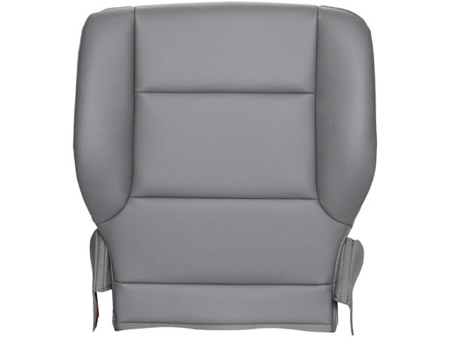Replacement Bottom Seat Cover; Driver Side; Dark Ash/Gray Vinyl (15-16 Sierra 2500 HD)