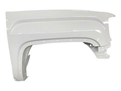 Replacement Fender; Passenger Side; Olympic White (15-19 Sierra 2500 HD)