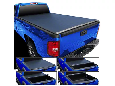 Roll Up Tonneau Cover; Black (07-14 Sierra 2500 HD w/ 6.50-Foot Standard Box)