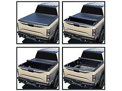 Roll Up Tonneau Cover; Black (15-19 Sierra 2500 HD w/ 6.50-Foot Standard Box)