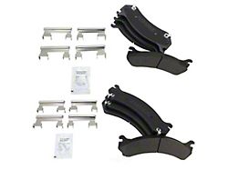 Semi-Metallic Brake Pads; Front and Rear (07-10 Sierra 2500 HD)
