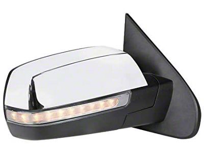 Side Mirror; Passenger Side; Chrome (14-19 Sierra 2500 HD)