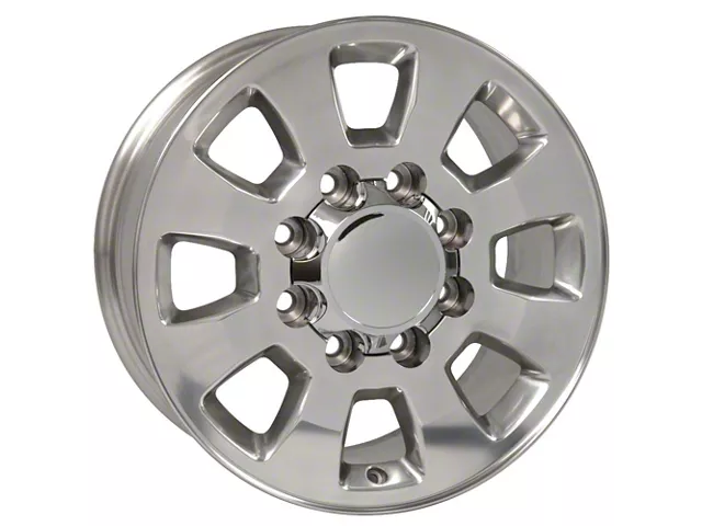 Sierra Style Polished 8-Lug Wheel; 18x8; 44mm Offset (20-24 Sierra 2500 HD)