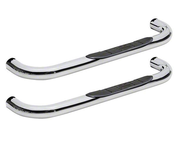 Signature 3-Inch Nerf Side Step Bars; Chrome (15-19 Sierra 2500 HD Regular Cab)