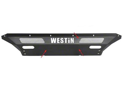 Westin Pro-Mod Front Bumper Skid Plate (20-23 Sierra 2500 HD)