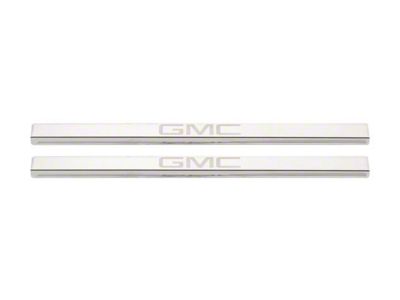 Putco Stainless Steel Door Sills with GMC Etching (20-24 Sierra 2500 HD Regular Cab, Double Cab)