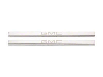 Putco Stainless Steel Door Sills with GMC Etching (20-25 Sierra 2500 HD Regular Cab, Double Cab)