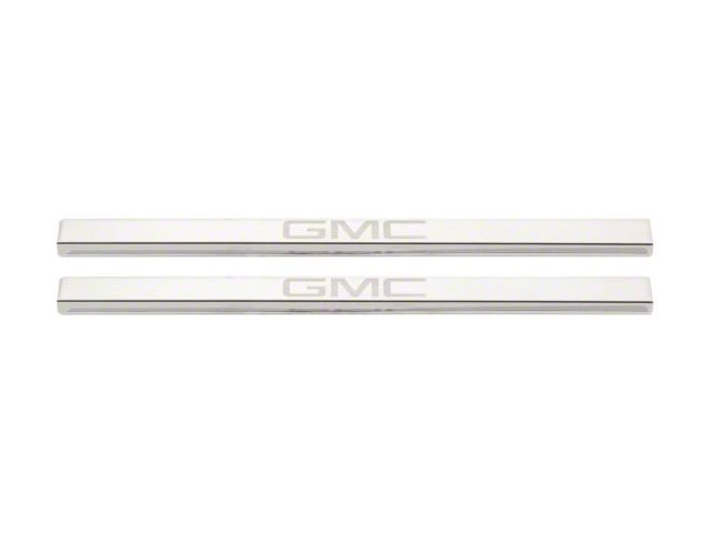 Putco Stainless Steel Door Sills with GMC Etching (20-24 Sierra 2500 HD Regular Cab, Double Cab)