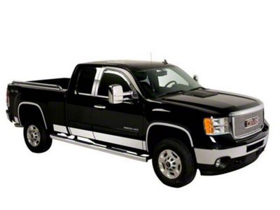 Putco Stainless Steel Rocker Panels (15-19 Sierra 2500 HD Crew Cab DRW w/ 8-Foot Long Box)